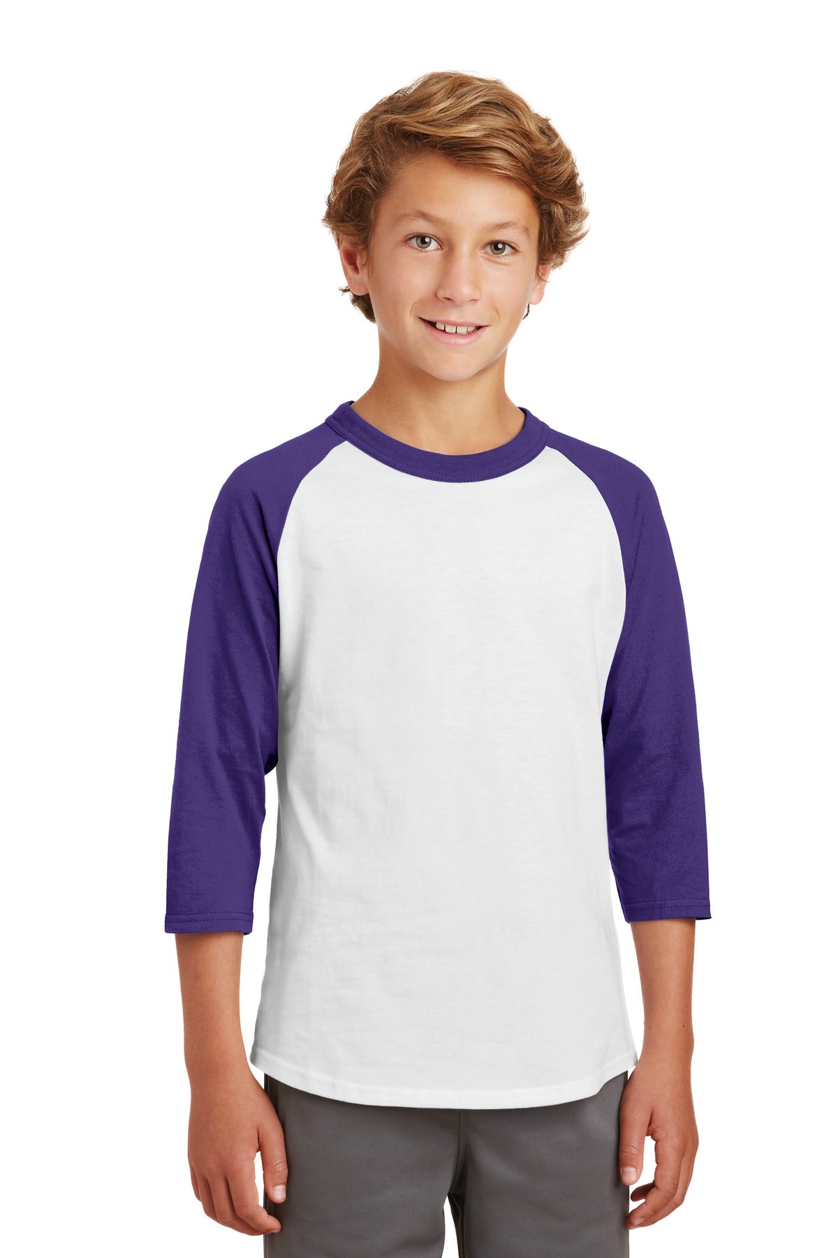 Sport-Tek ® Youth Colorblock Raglan Jersey. YT200