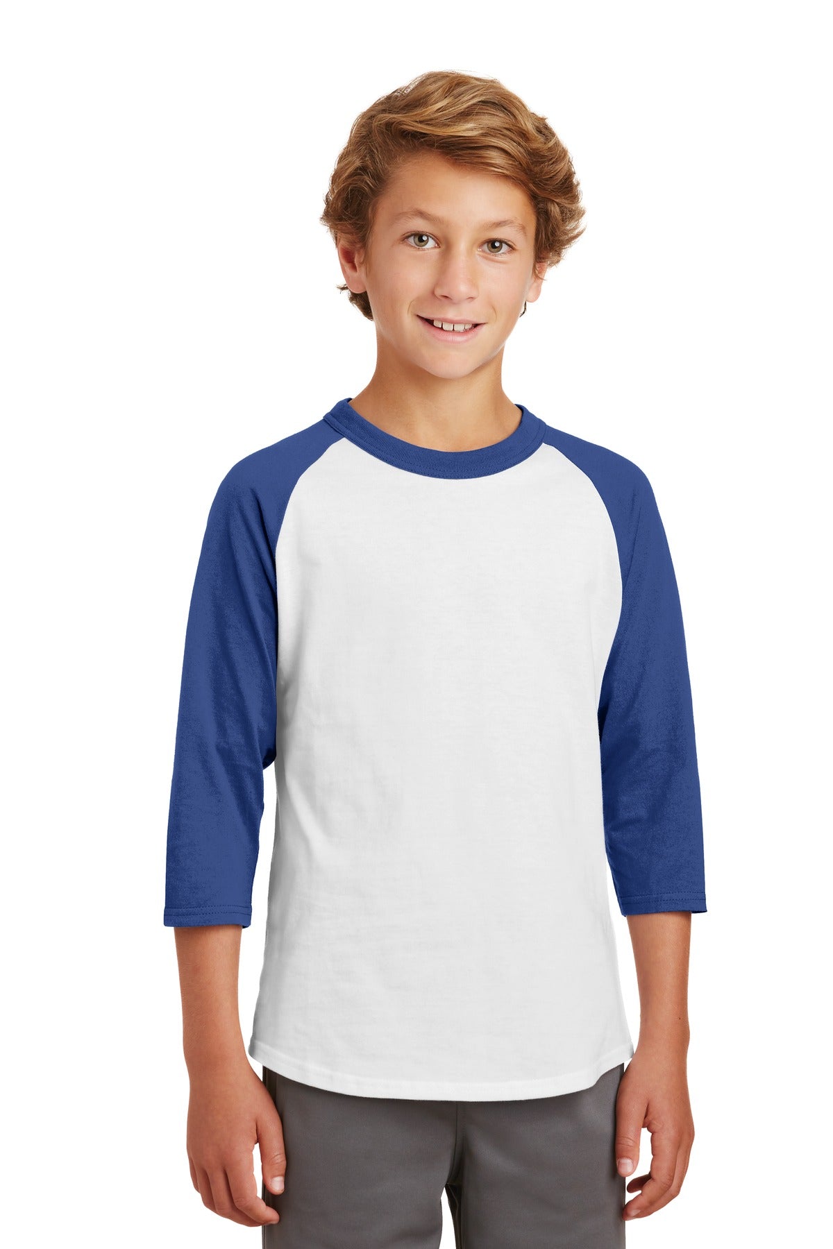 Sport-Tek ® Youth Colorblock Raglan Jersey. YT200