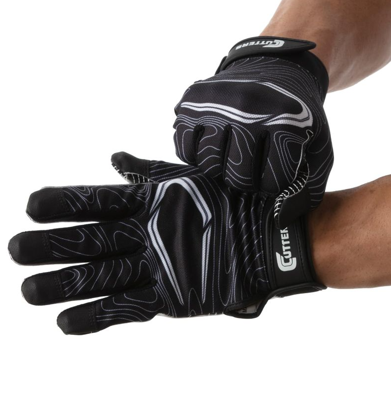 CUTTERS Football Glove Game Day Receiver. Silicone Grip Glove for Receivers.