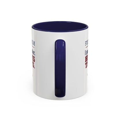 Football Mom Mug, I Pack the Cooler, He Packs the Hits