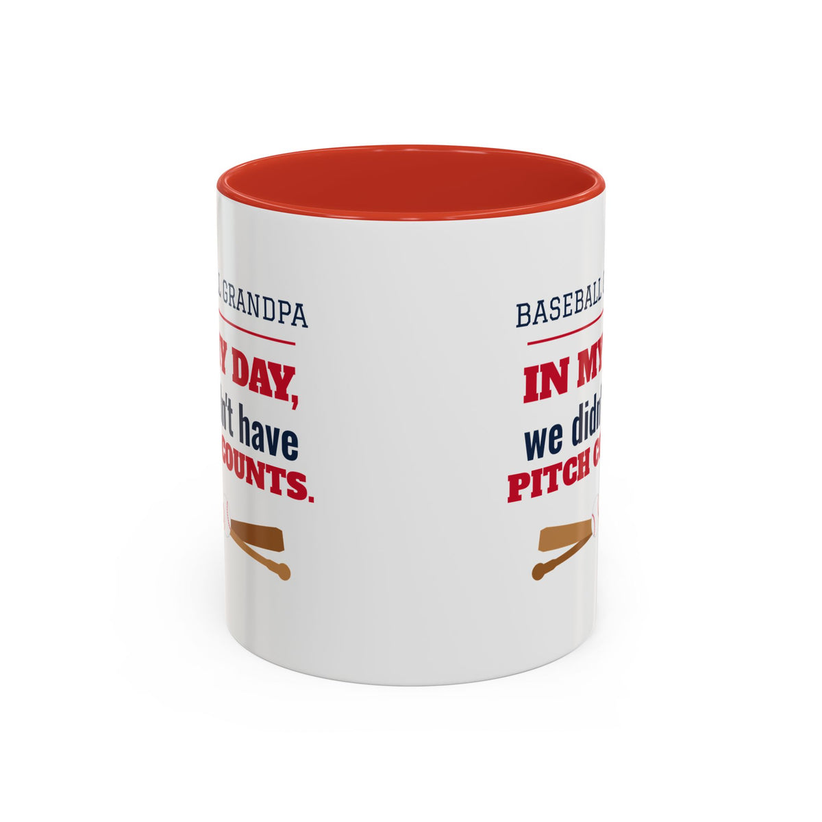 Baseball Grandpa Mug, In My Day We Didn't Have Pitch Counts