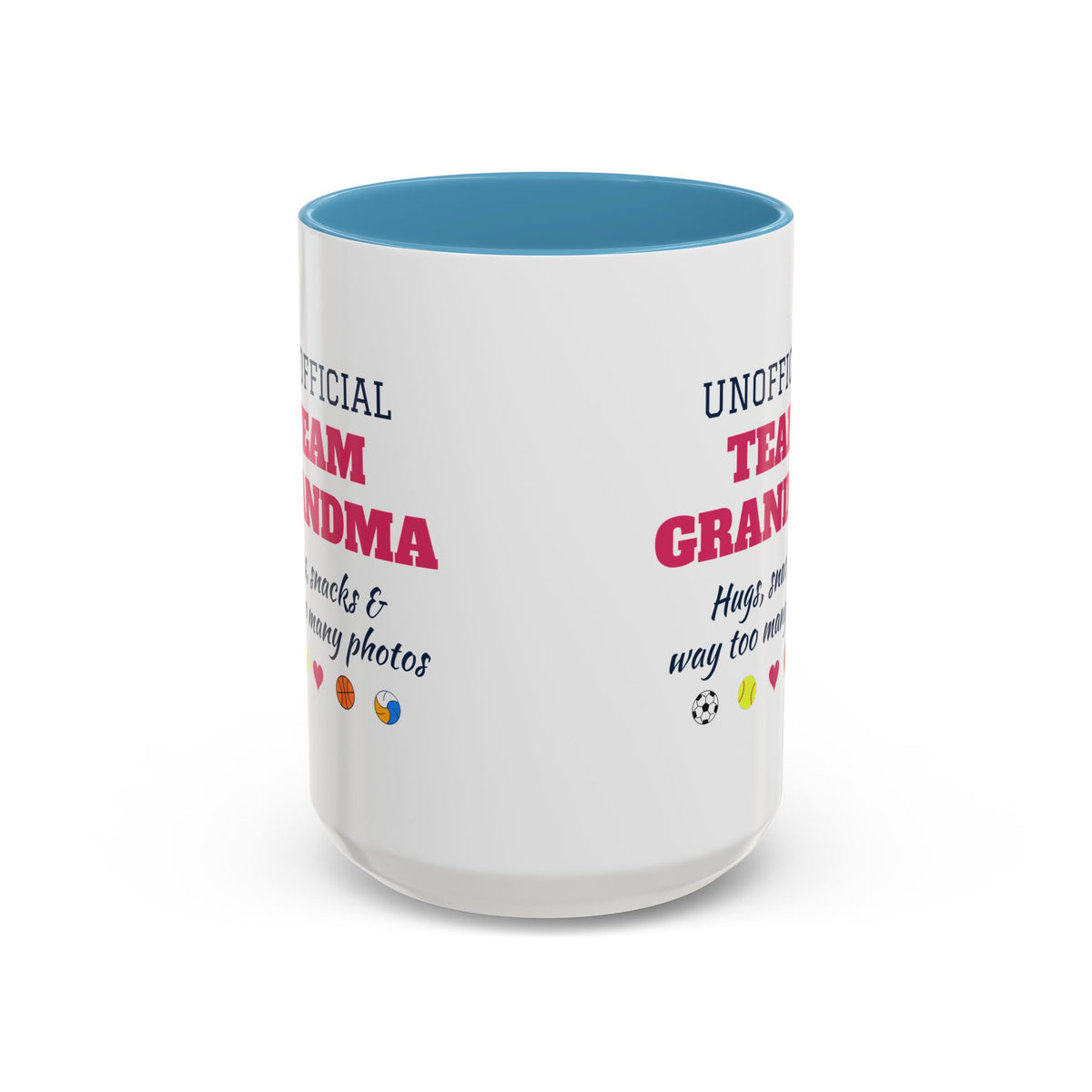Unofficial Team Grandma Coffee Mug, Hugs, Snacks and Way Too Many Photos