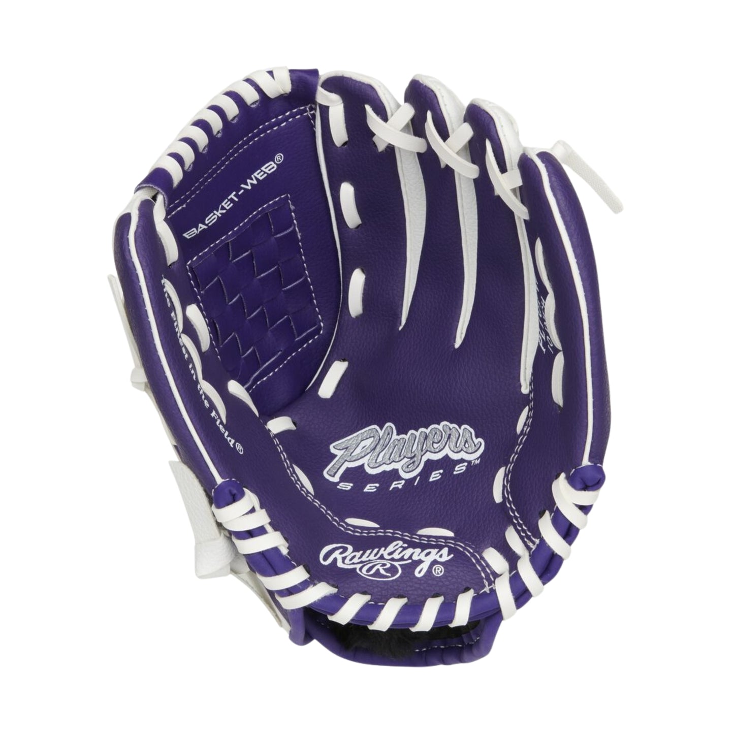 Rawlings Players Series 10" Youth Glove - Purple/White