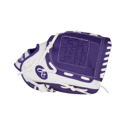 Rawlings Players Series 10" Youth Glove - Purple/White