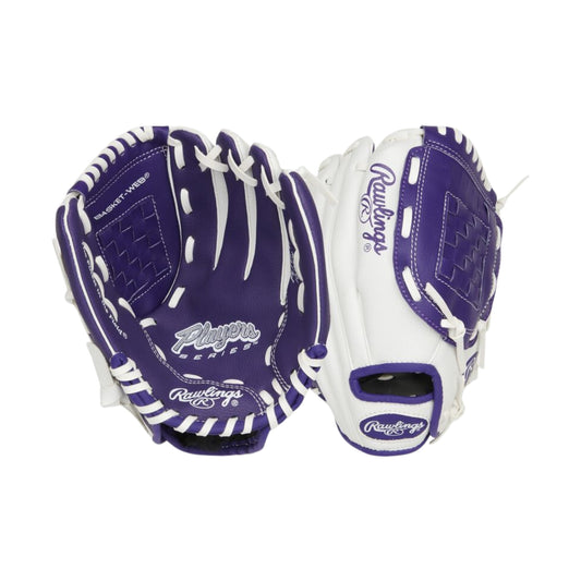 Rawlings Players Series 10" Youth Glove - Purple/White