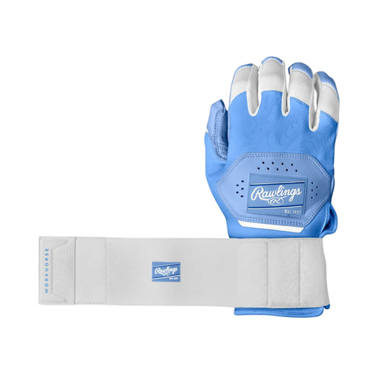 Rawlings Workhorse Compression Strap Batting Gloves, Adult & Youth Sizes