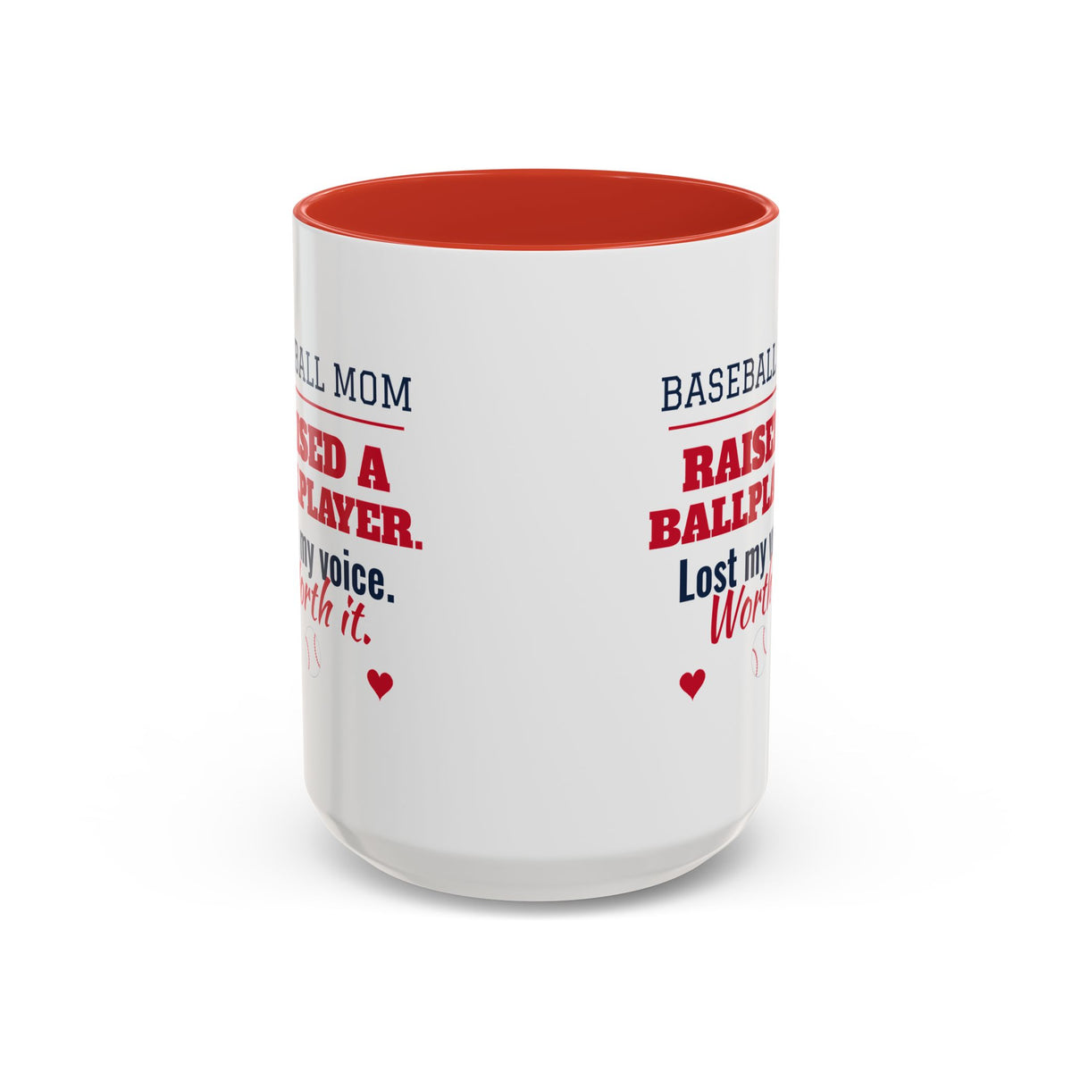 Baseball Mom Mug, Raised a Ballplayer, Lost My Voice, Worth It