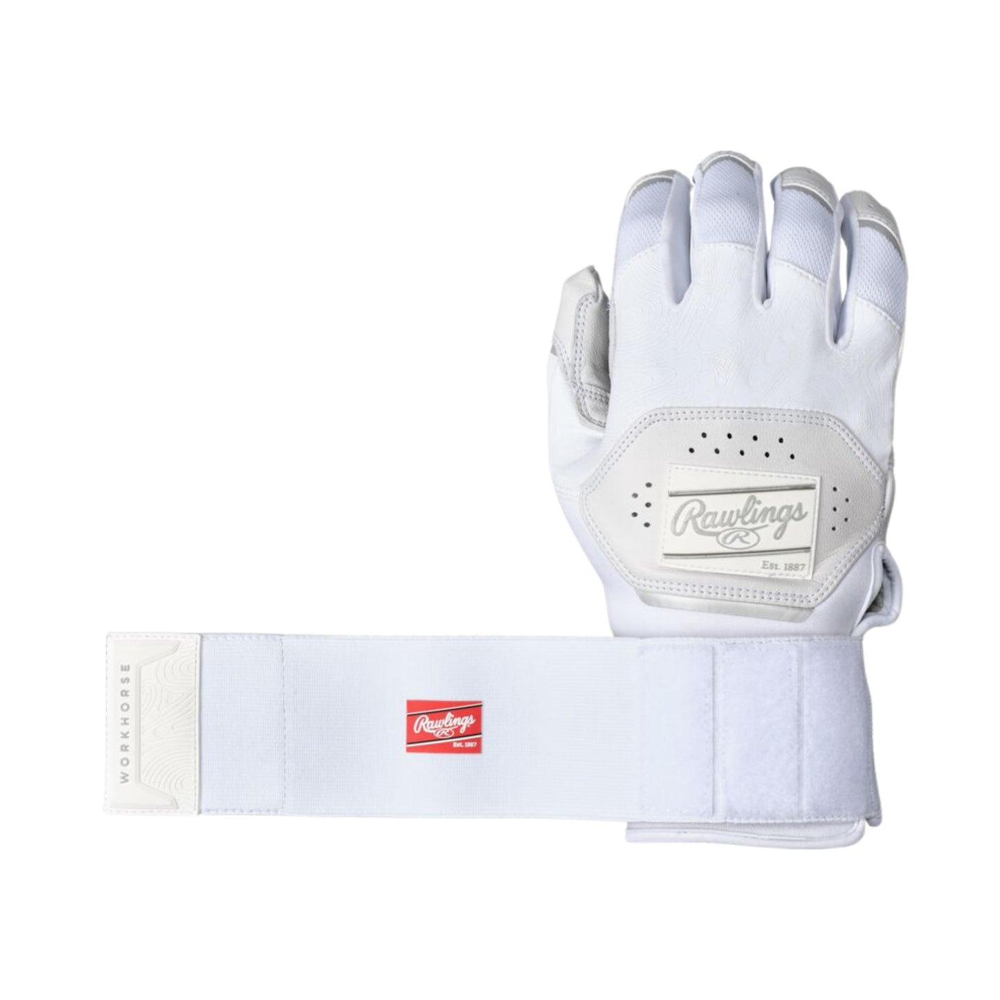 Rawlings Workhorse Compression Strap Batting Gloves, Adult & Youth Sizes