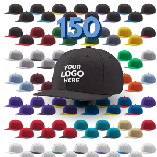 Custom Snapback - 150 Hats - Includes Logo ($11 each)
