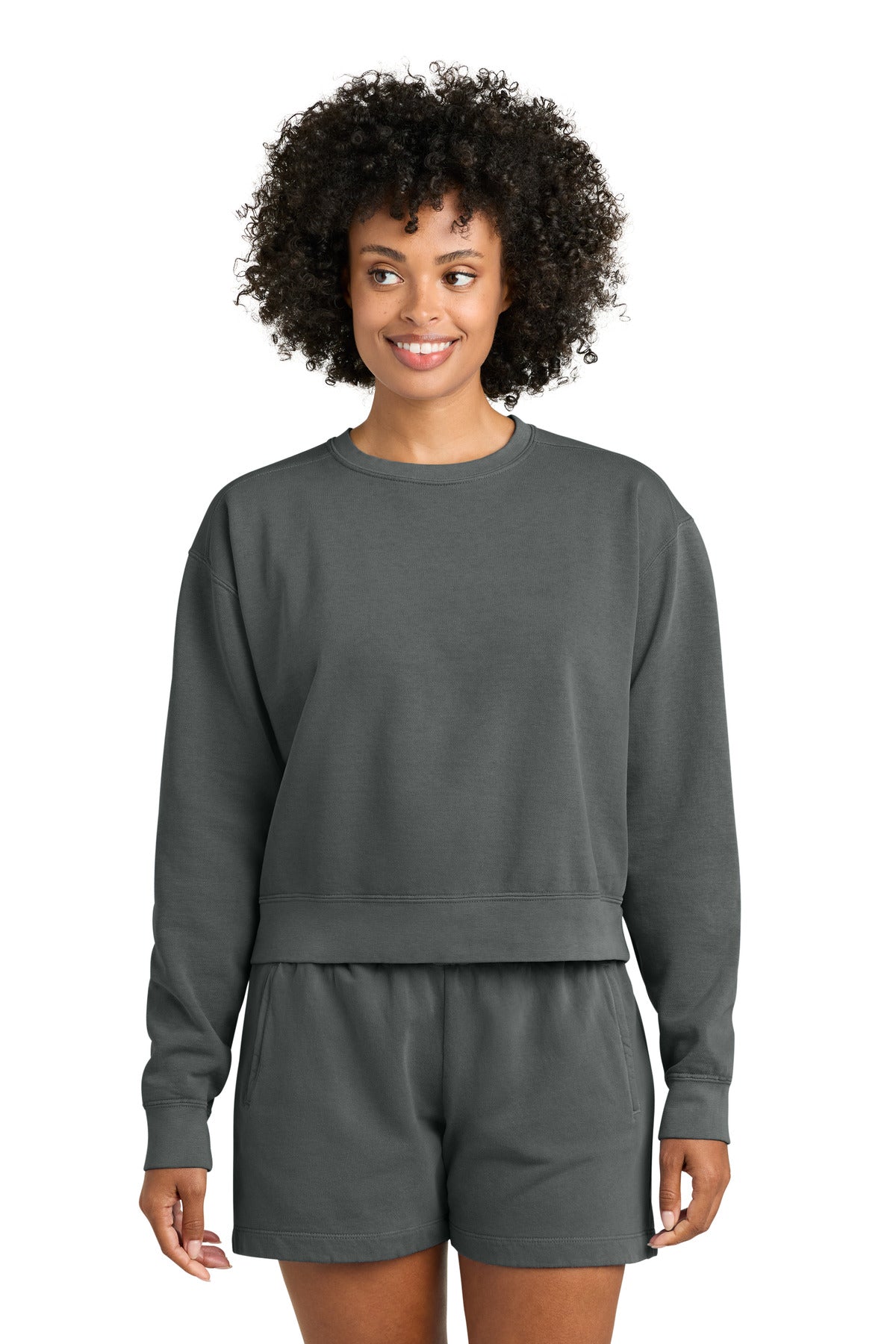 Comfort Colors ®  Women's Mid-Length Crewneck Sweatshirt 1566L