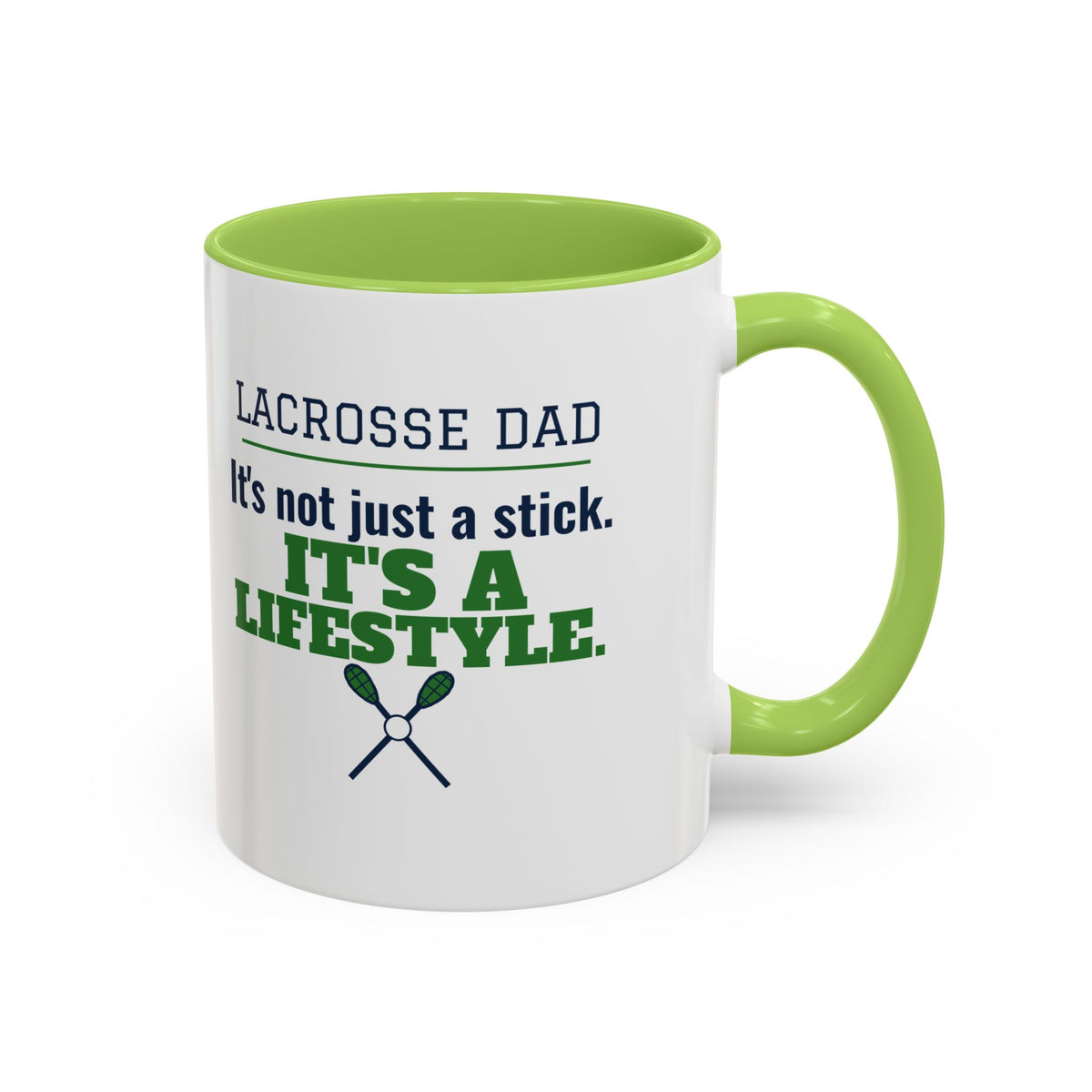 Lacrosse Dad Mug, It's Not Just a Stick, It's a Lifestyle