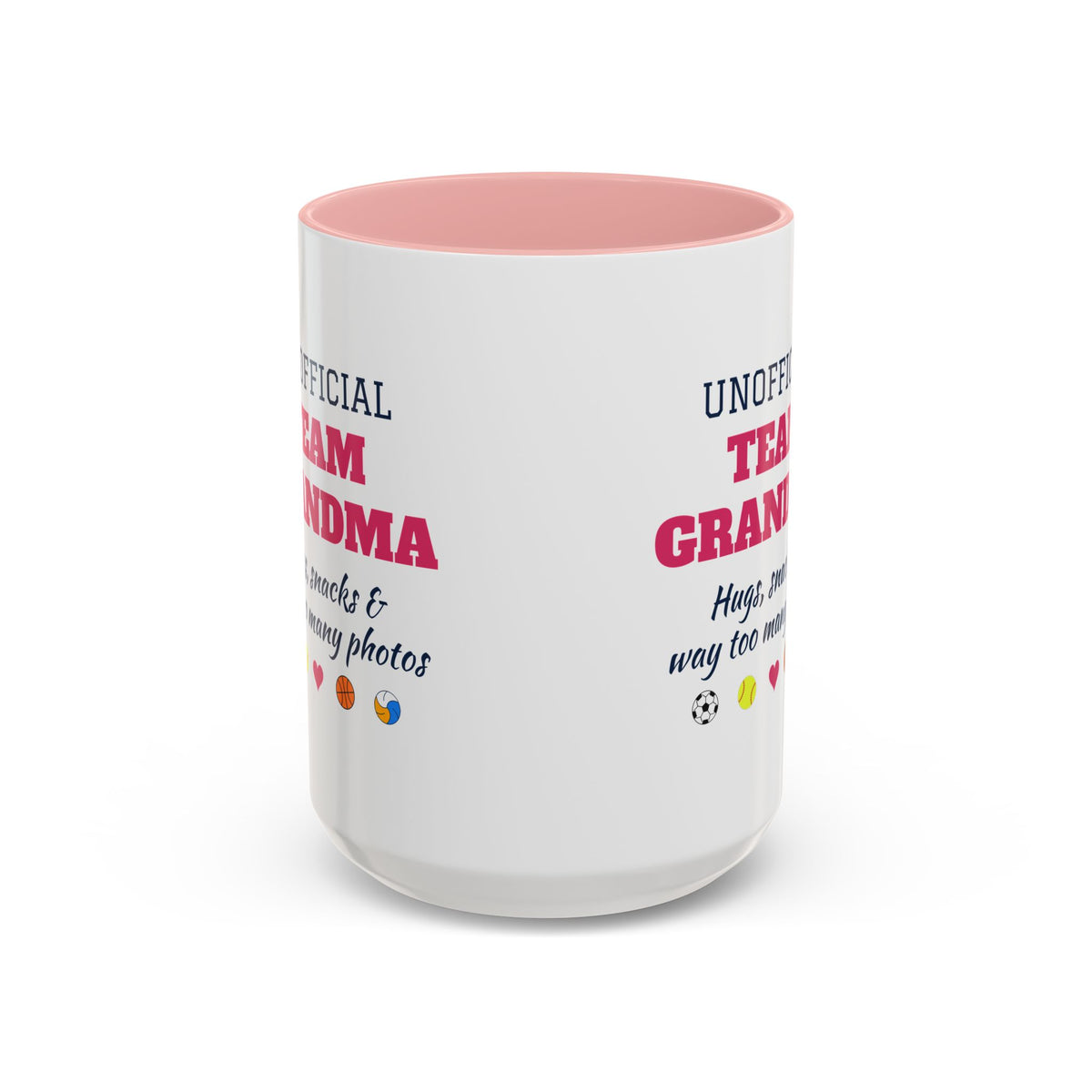 Unofficial Team Grandma Coffee Mug, Hugs, Snacks and Way Too Many Photos