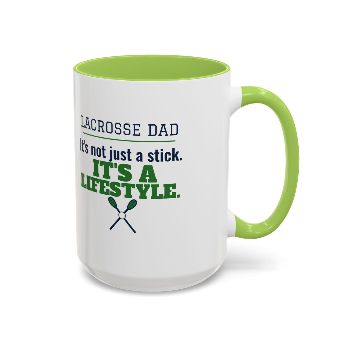 Lacrosse Dad Mug, It's Not Just a Stick, It's a Lifestyle