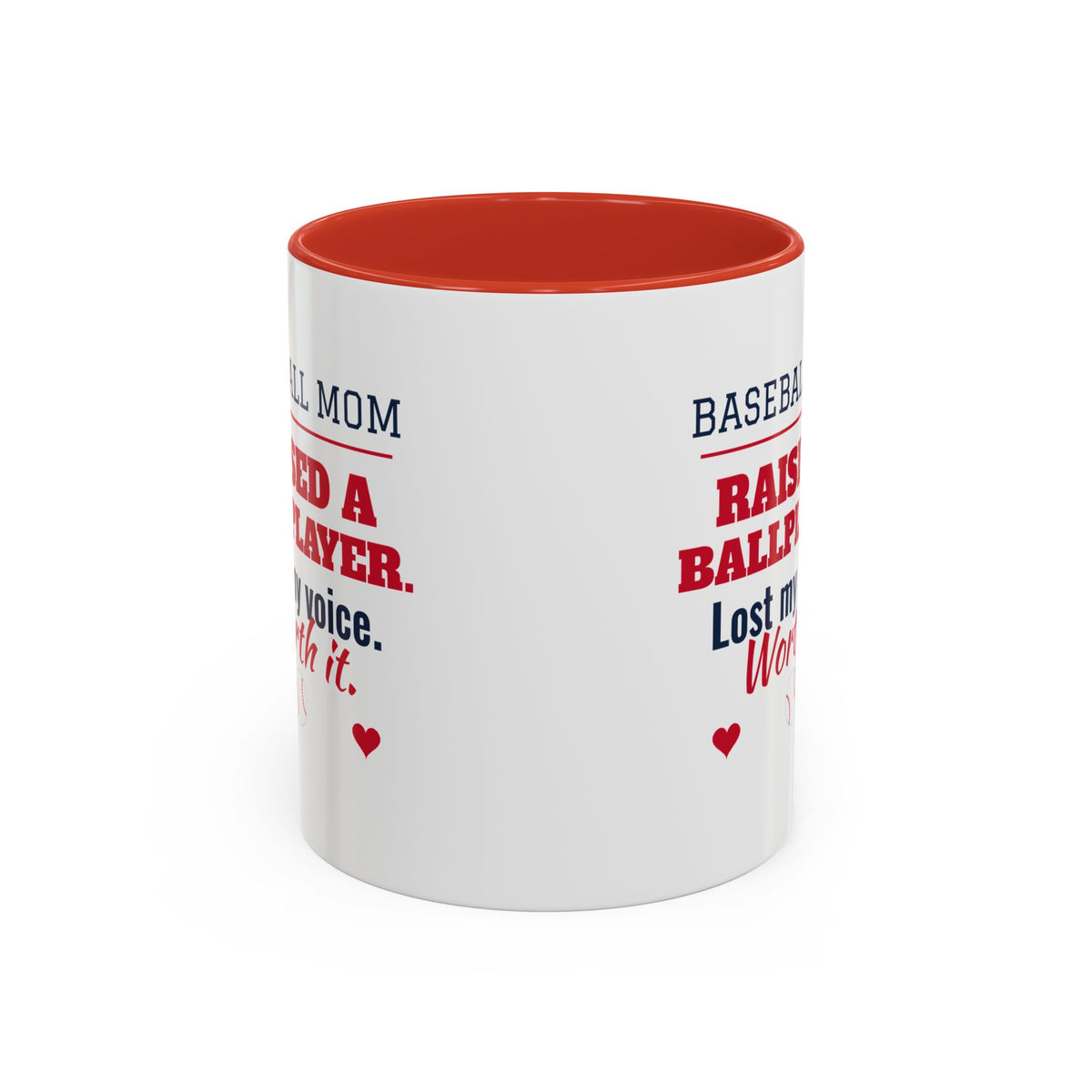 Baseball Mom Mug, Raised a Ballplayer, Lost My Voice, Worth It