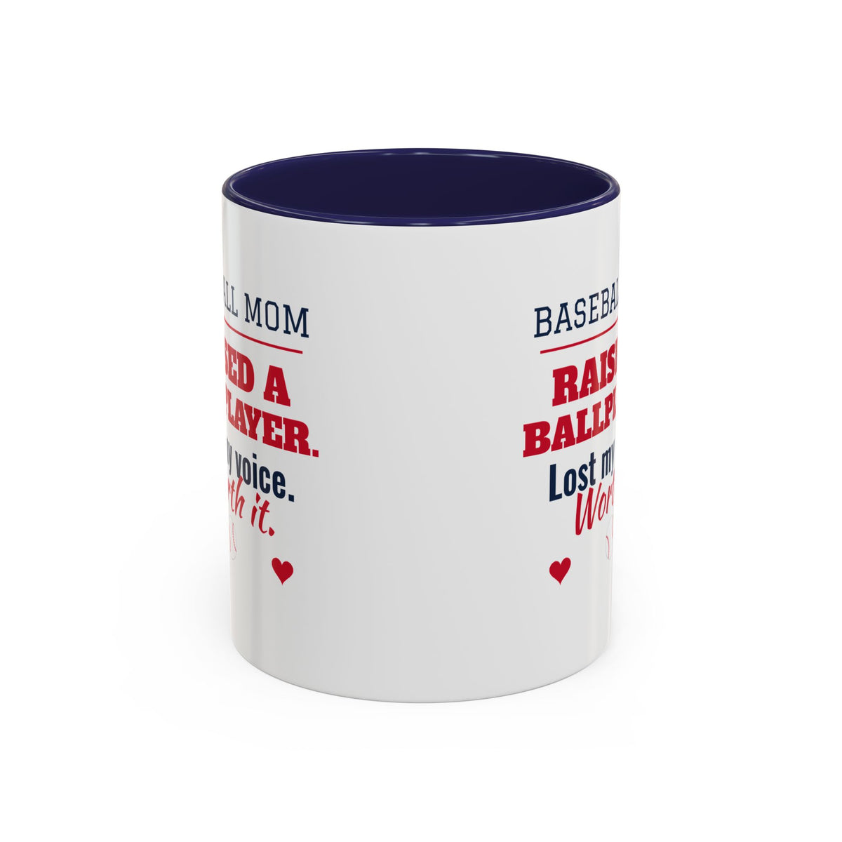Baseball Mom Mug, Raised a Ballplayer, Lost My Voice, Worth It