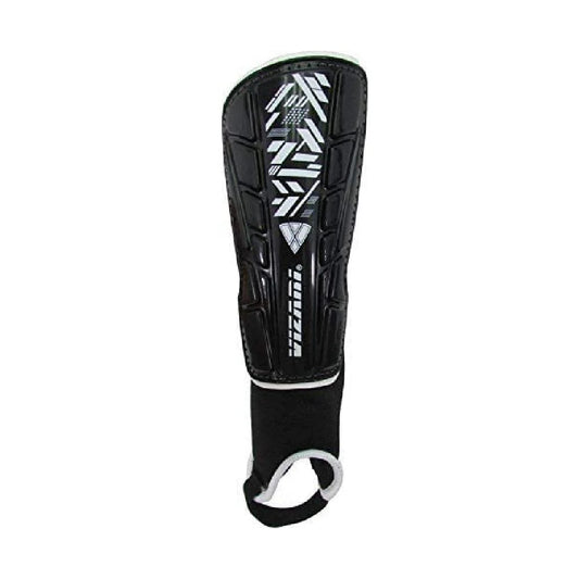 Malaga Soccer Shin Guard with Adjustable Straps-Black
