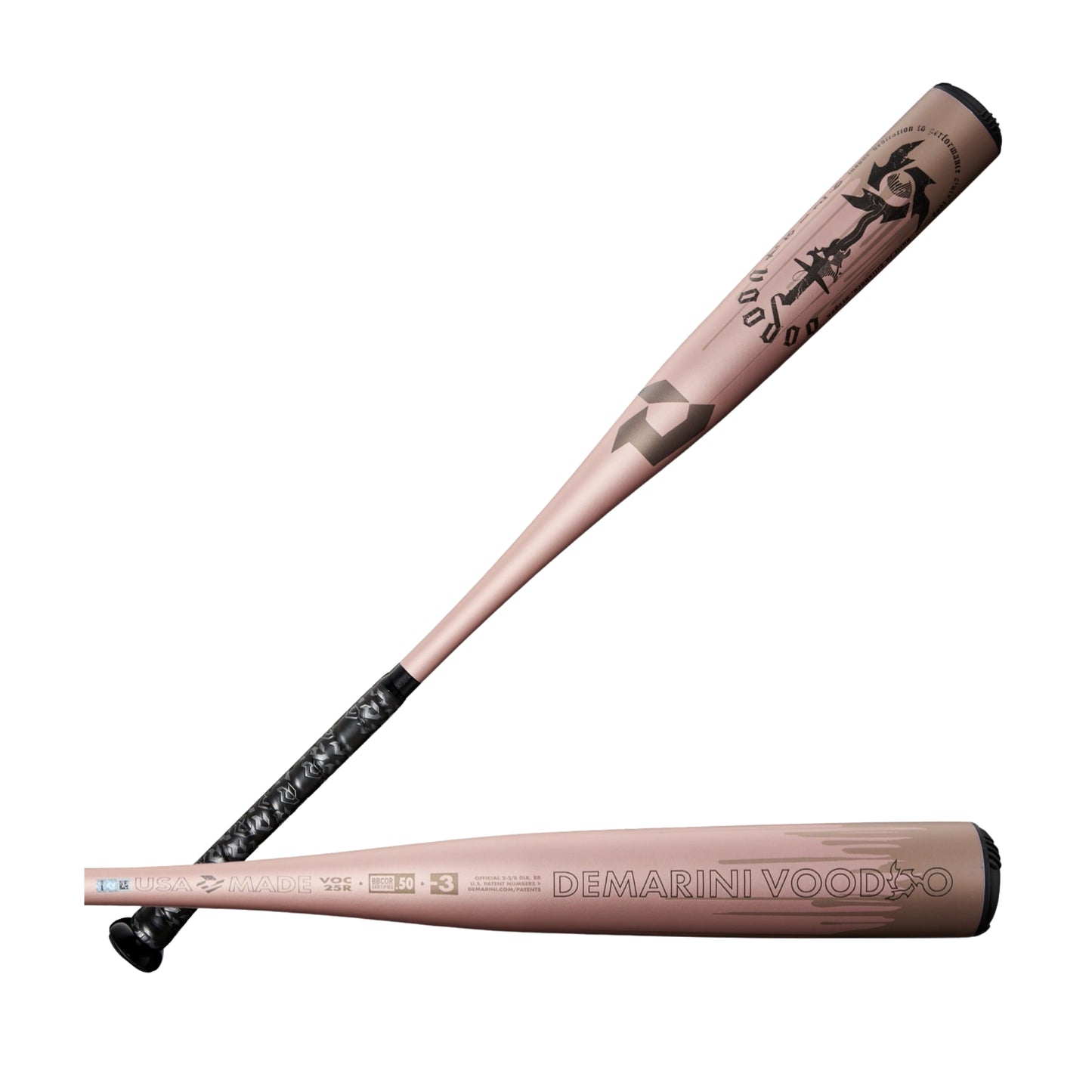 Rose Gold 2025 DeMarini Voodoo® One (-3) BBCOR Baseball Bat