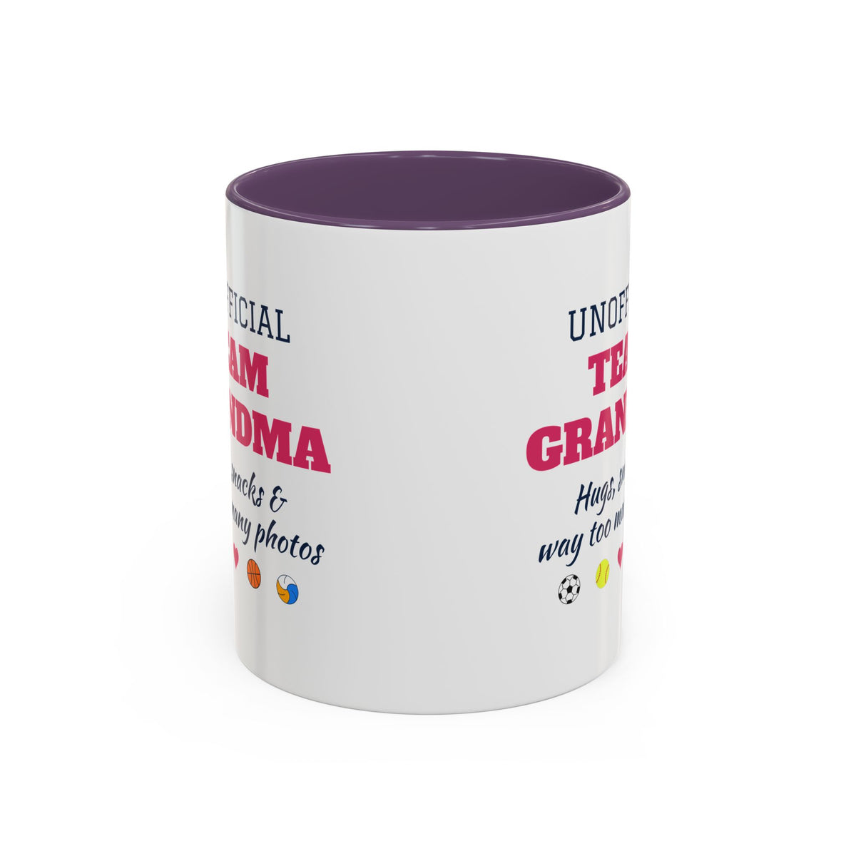 Unofficial Team Grandma Coffee Mug, Hugs, Snacks and Way Too Many Photos