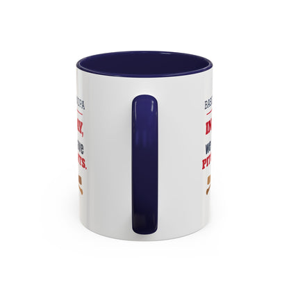 Baseball Grandpa Mug, In My Day We Didn't Have Pitch Counts