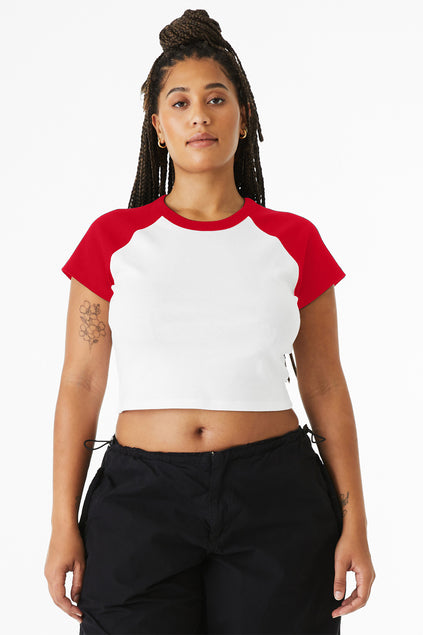 BELLA+CANVAS® Women’s Micro Rib Raglan Baby Tee