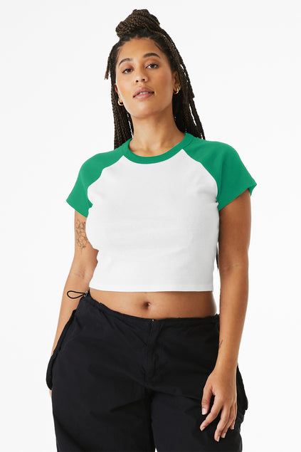 BELLA+CANVAS® Women’s Micro Rib Raglan Baby Tee