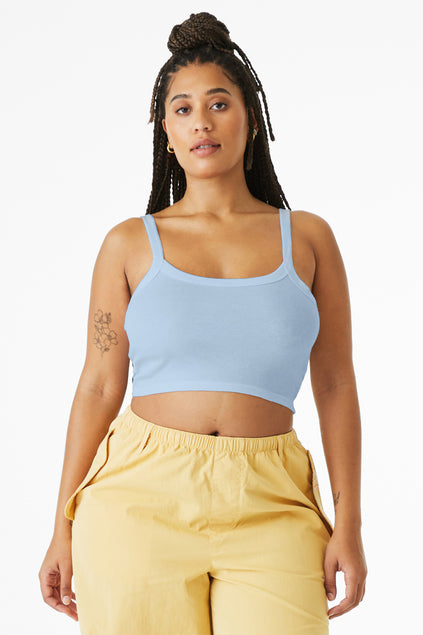 BELLA+CANVAS® Women’s Micro Rib Spaghetti Strap Tank