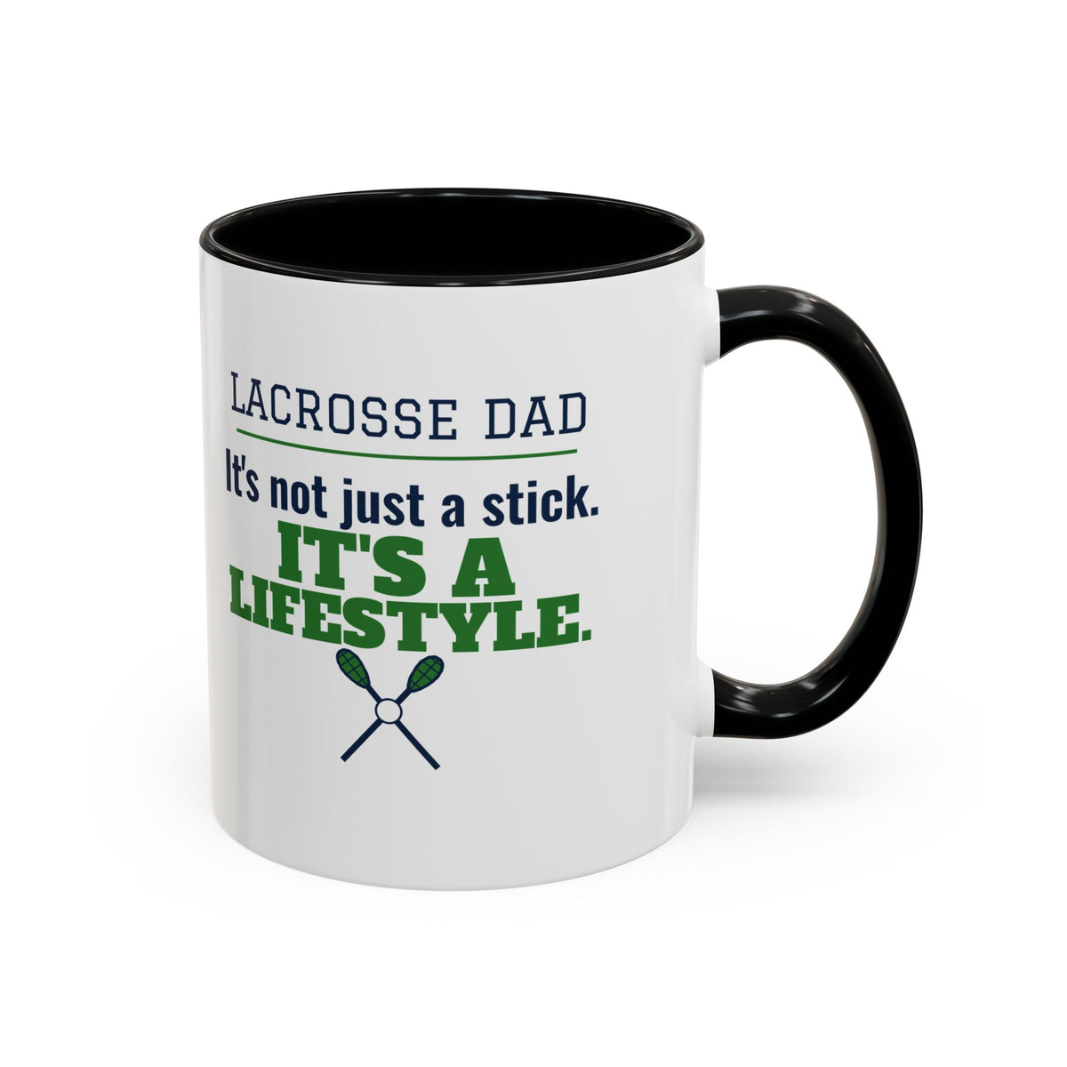 Lacrosse Dad Mug, It's Not Just a Stick, It's a Lifestyle