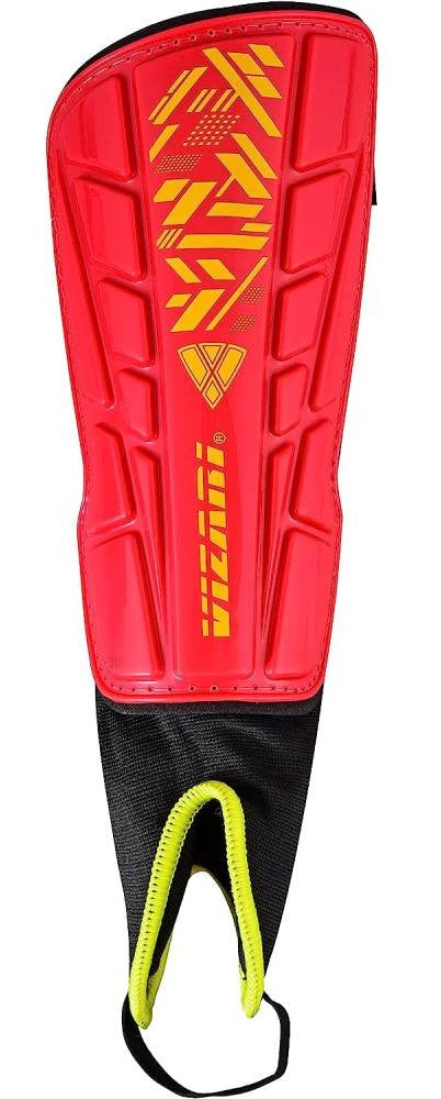 Malaga Soccer Shin Guard with Adjustable Straps-Black