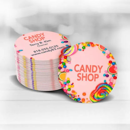 Circle Business Cards (2"x2")