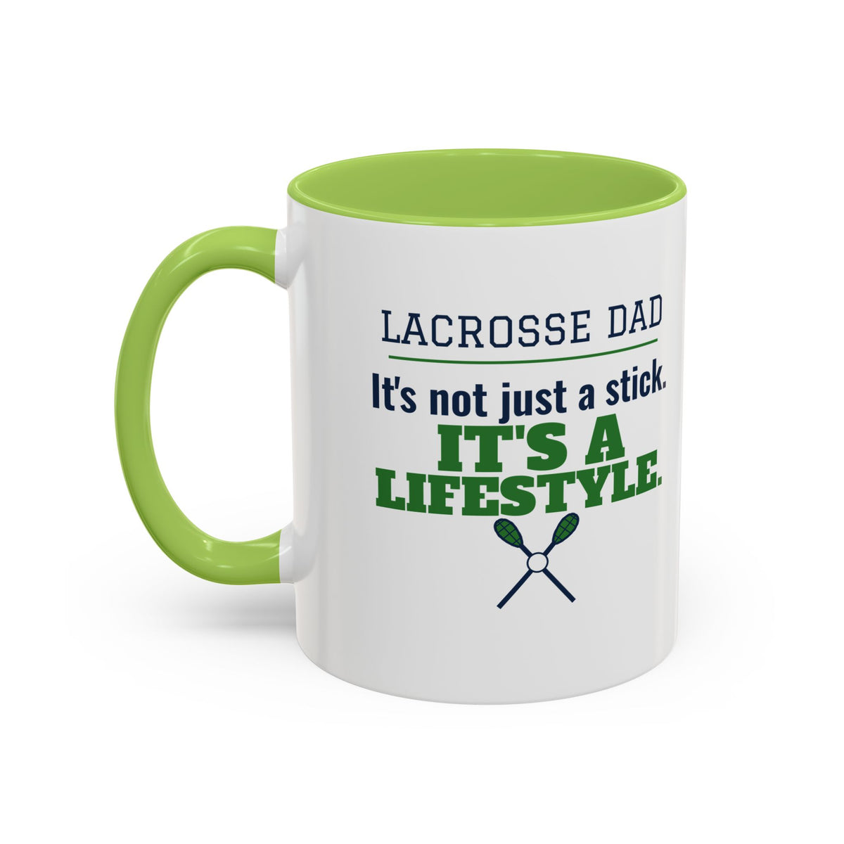 Lacrosse Dad Mug, It's Not Just a Stick, It's a Lifestyle