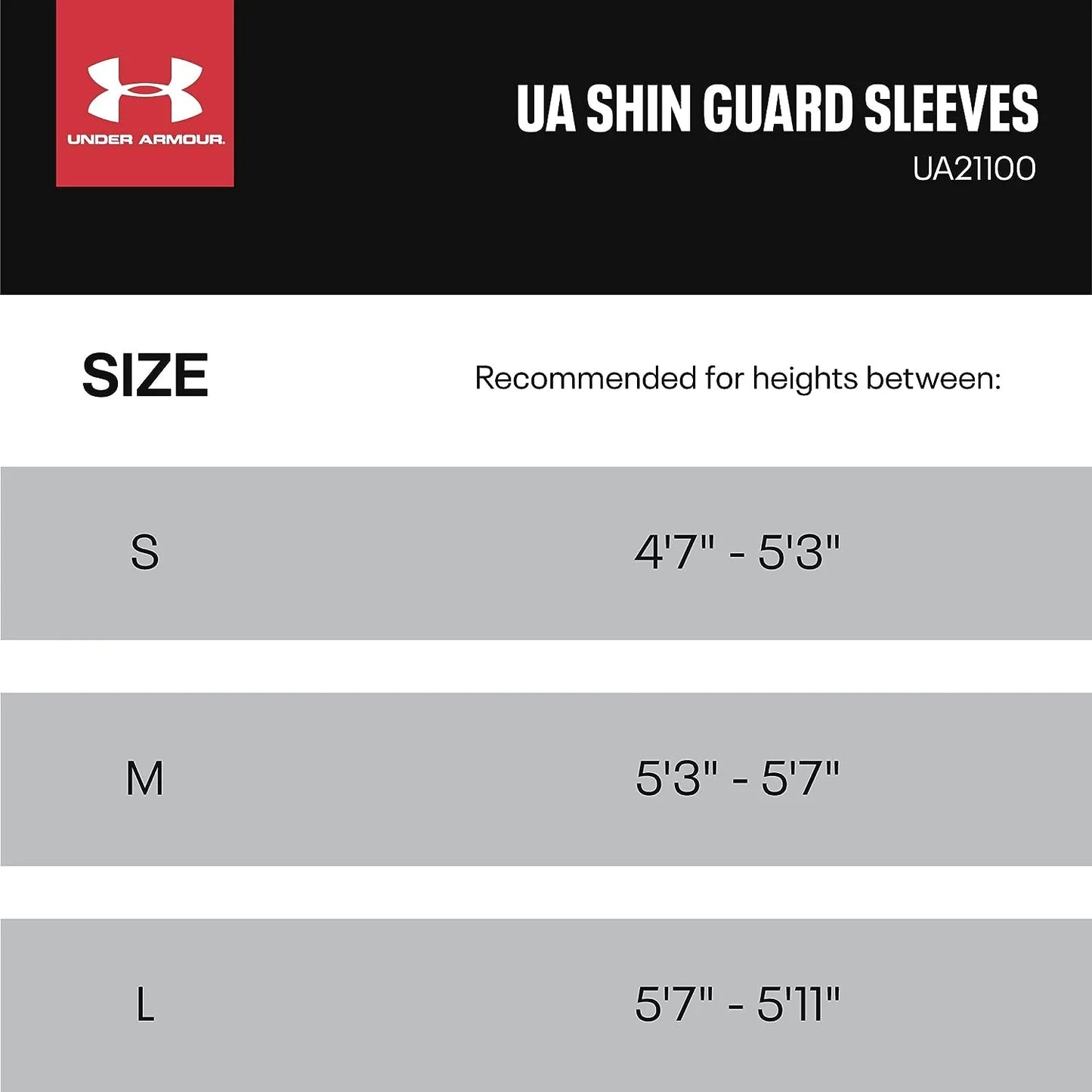 Under Armour UA Shin Guard Sleeves