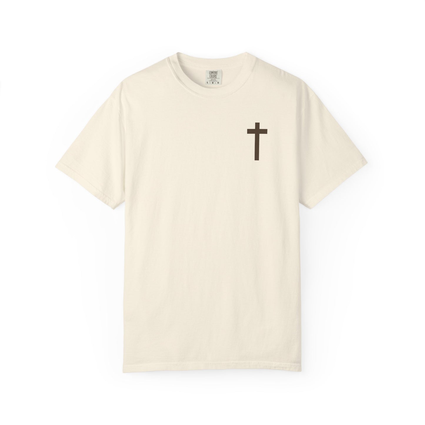 Faith Over Fear T-Shirt — Lion Cross Christian Tee (Isaiah 41:10)