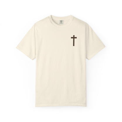Faith Over Fear T-Shirt — Lion Cross Christian Tee (Isaiah 41:10)