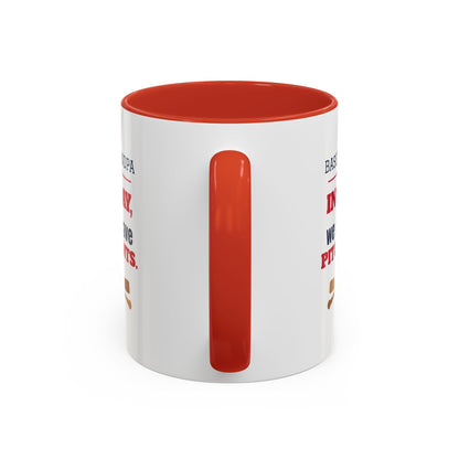Baseball Grandpa Mug, In My Day We Didn't Have Pitch Counts