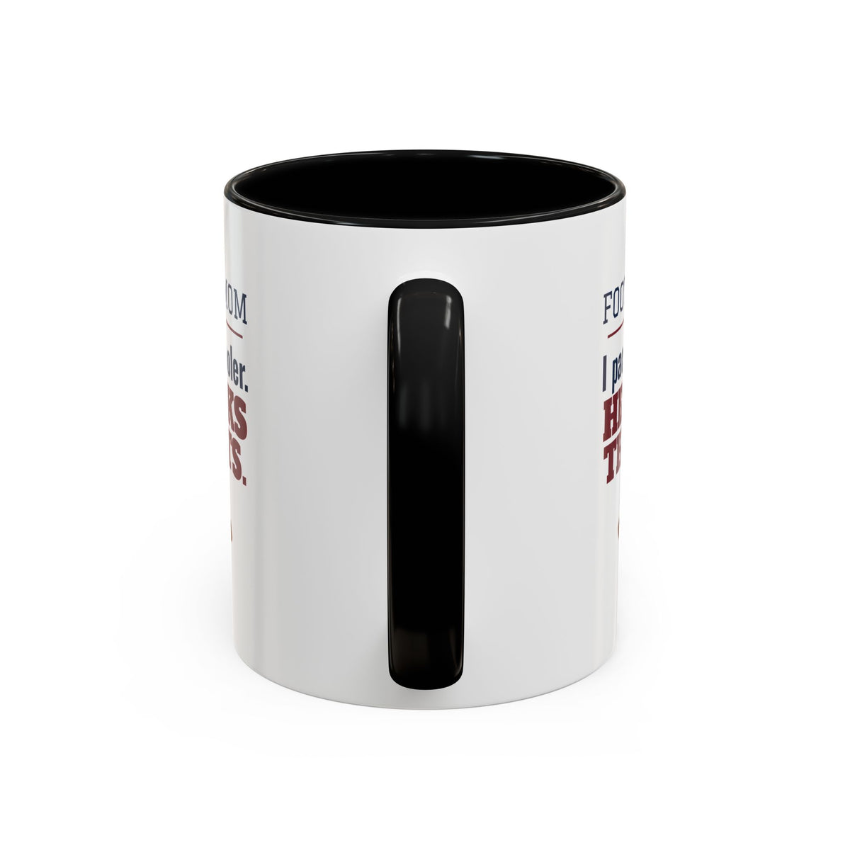 Football Mom Mug, I Pack the Cooler, He Packs the Hits