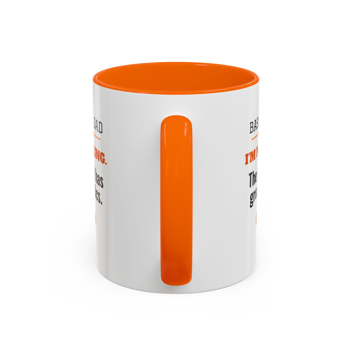 Basketball Dad Mug, I'm Not Yelling, the Gym Just Has Great Acoustics