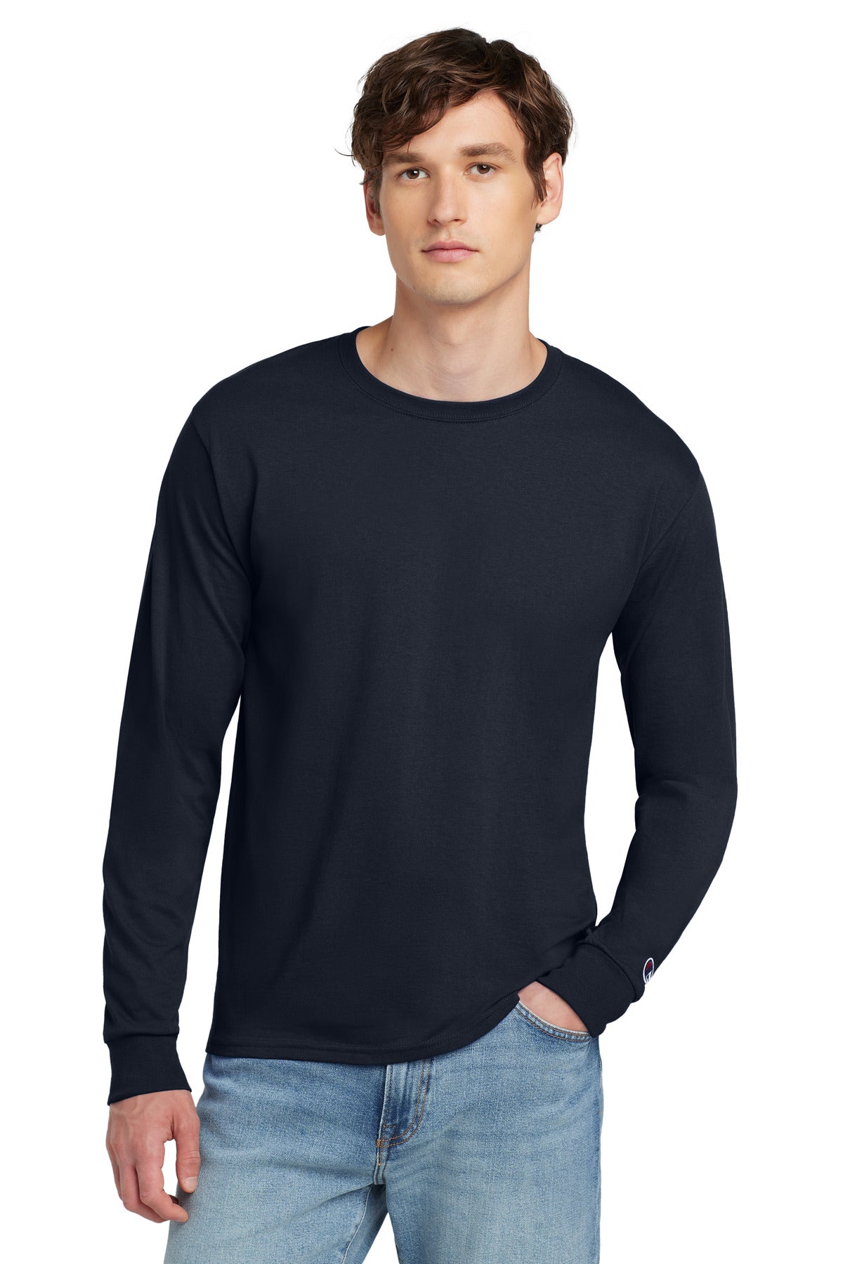Champion  ®  Heritage 5.2-Oz. Jersey Long Sleeve Tee CC8C