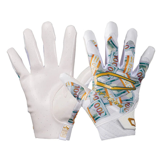 White Money Bands Rev Pro 6.0 Limited-Edition Receiver Gloves