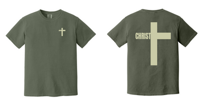 Christian Cross T-Shirt — "Christ" Graphic Tee