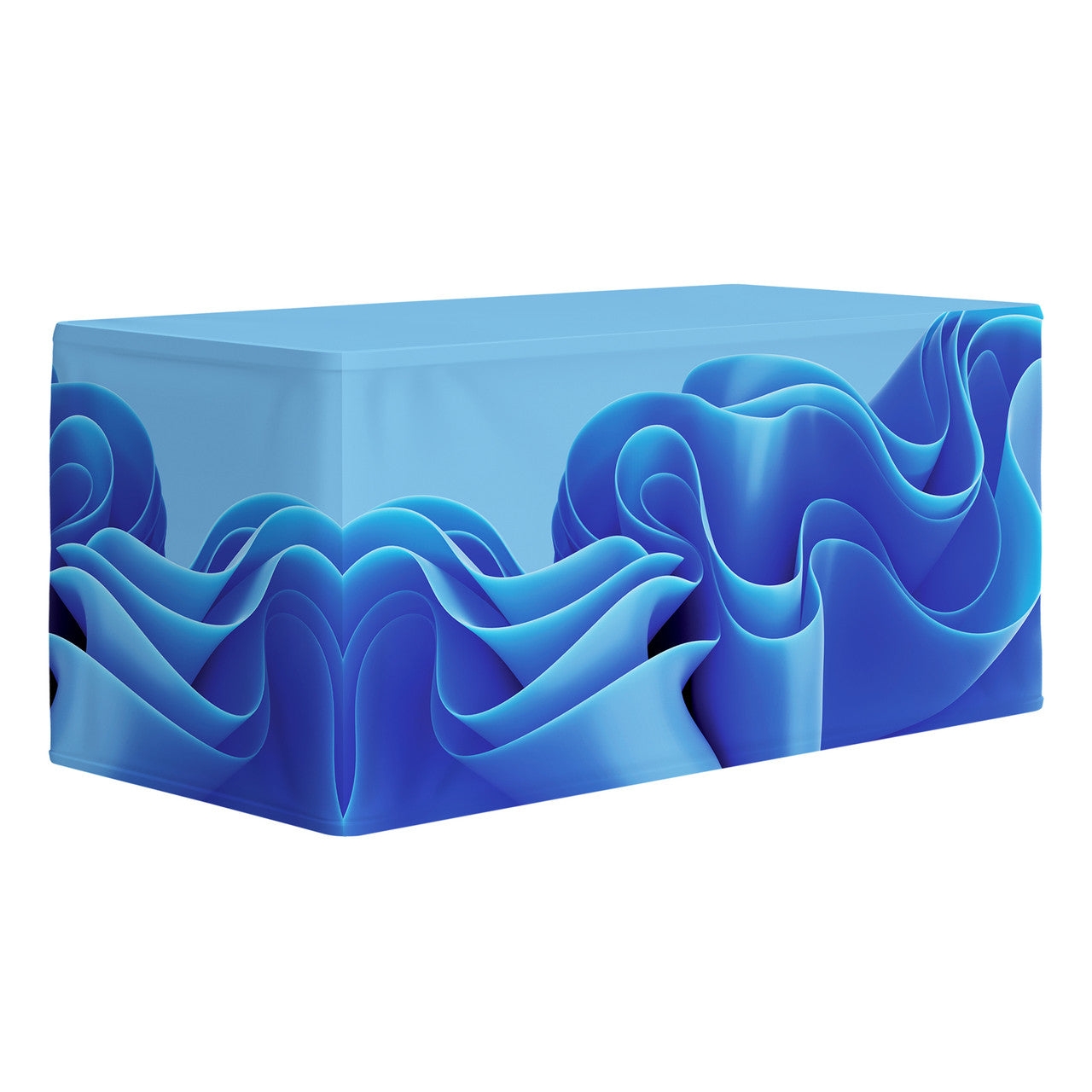 Full-Color 4-Sided Fitted Tablecloth