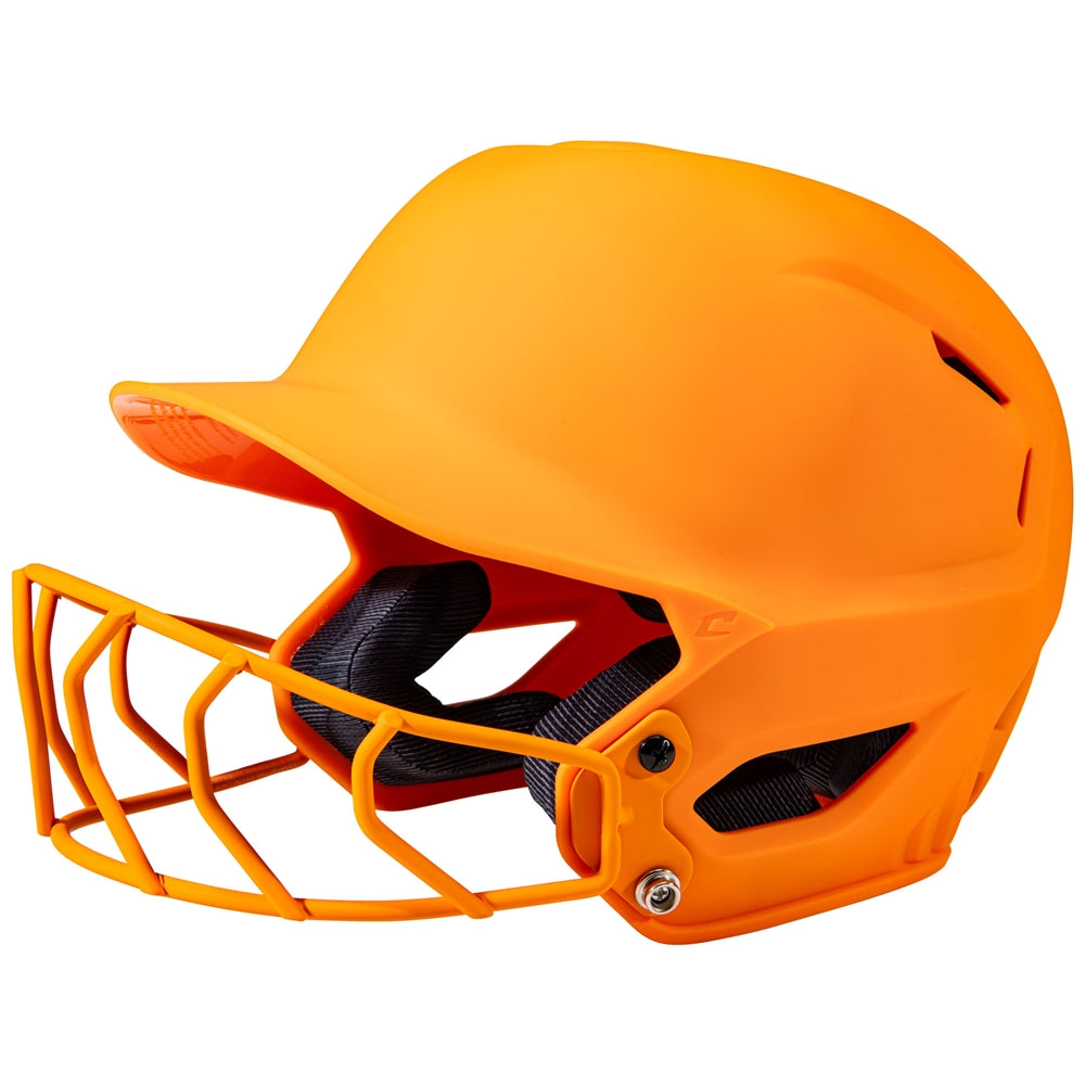 HXE Matte Softball Helmet w/Facemask