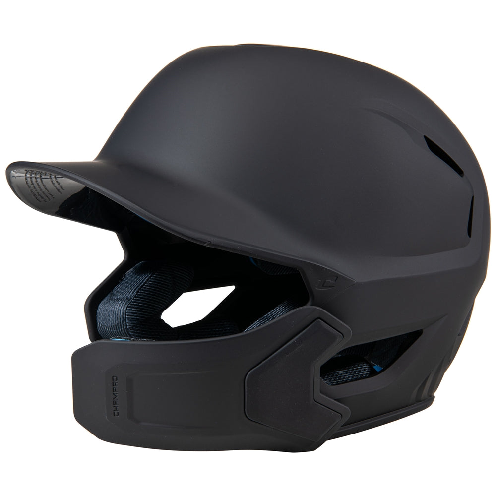 HXE Matte Baseball Helmet w/Jaw Guard