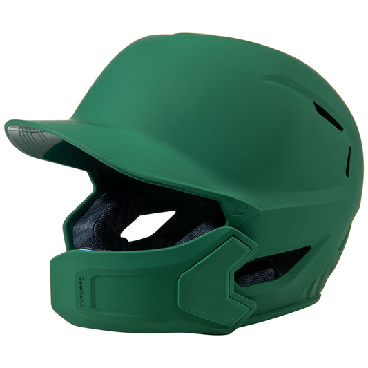 HXE Matte Baseball Helmet w/Jaw Guard