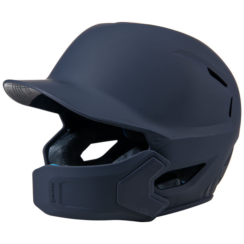 HXE Matte Baseball Helmet w/Jaw Guard