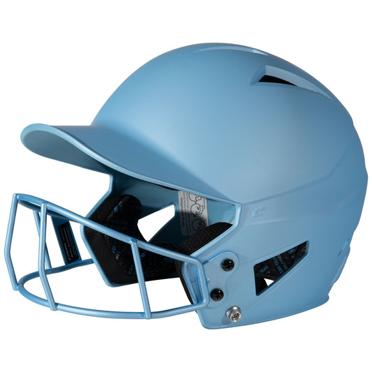 HX Matte Softball Helmet w/Facemask