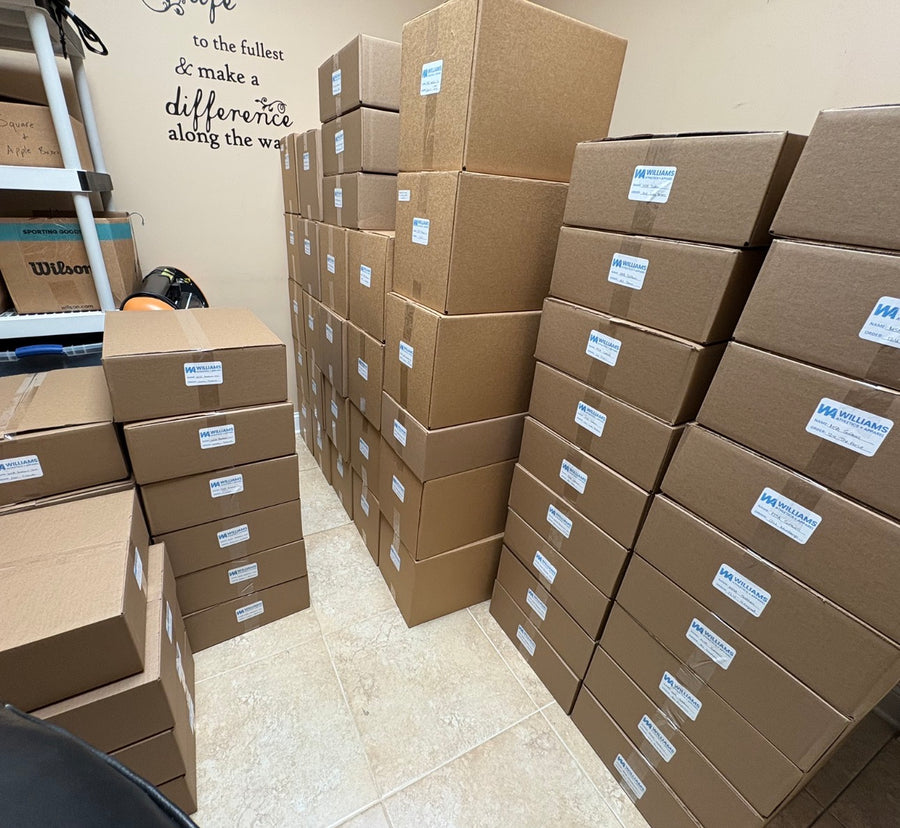Completed custom softball and baseball uniforms orders and packaged for a youth team