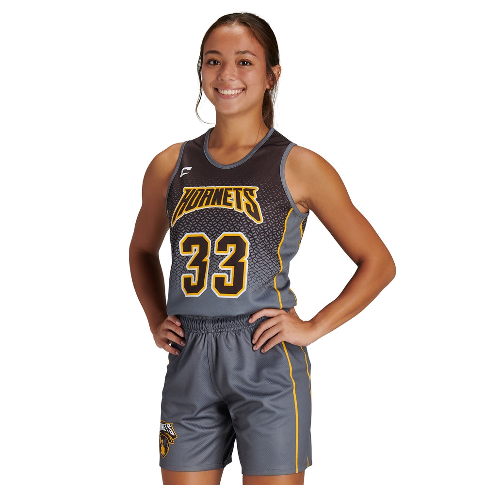 Champro - Sublimated - Single-Ply Fitted Reversible Basketball Jersey (WOMENS,GIRLS)