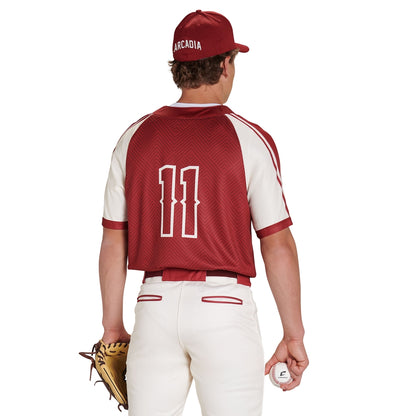 Champro - Sublimated - 2-Button Pro Neck Short Sleeve Jersey