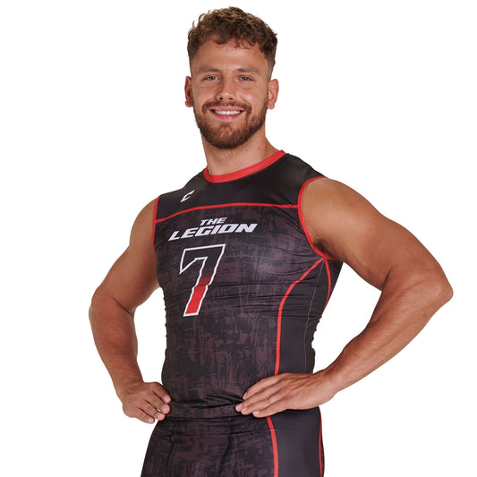 Champro - Sublimated - Compression Crew Neck Sleeveless Jersey (ADULT,YOUTH)