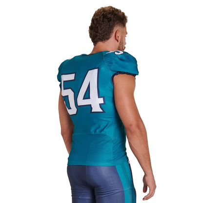 Champro - Sublimated - Collegiate Football Jersey with Lineman Cut Sleeves